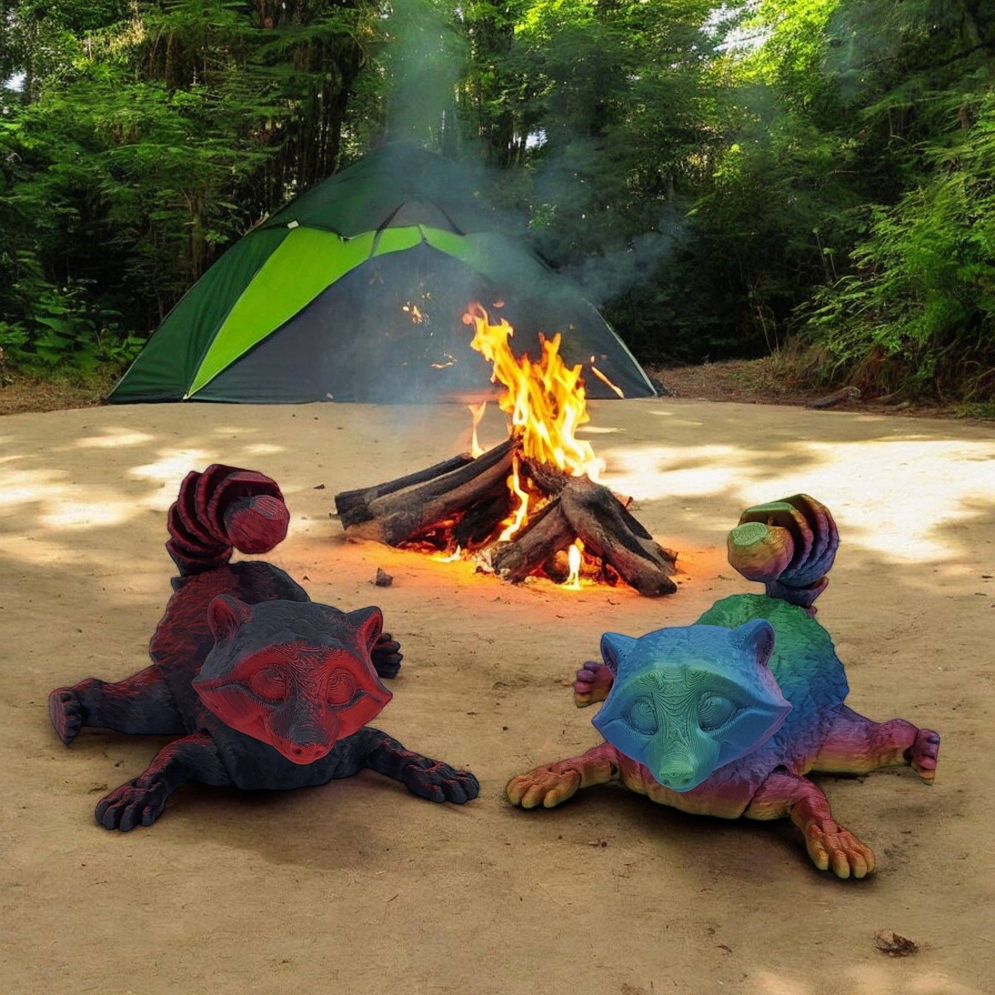 Fantasy Pets – Brinquedo estatueta - Crianças por atacado – Rustle Racoon2