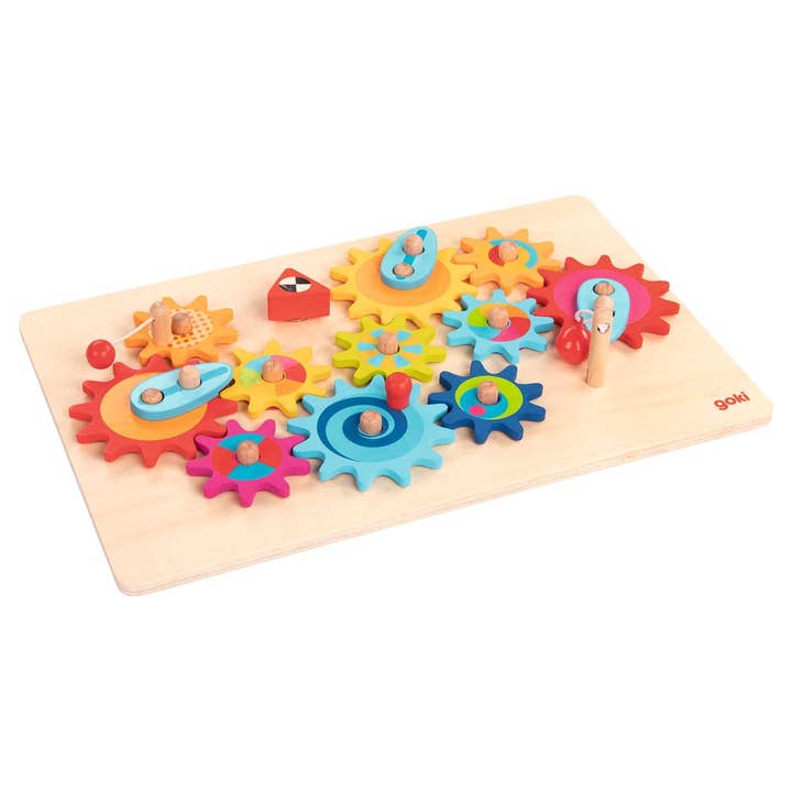 Goki America - Wholesale Wood Toy - Kids - The great cogwheel game2