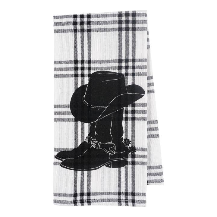 KAF Home - Wholesale Tea Towel - Western/Ranch Themed 100% Cotton Kitchen Towel - 18" x 28"