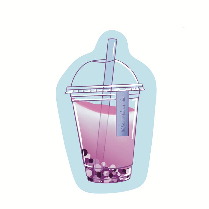 Thé aux perles (Rose) pour la vente par Forever Blue Studio