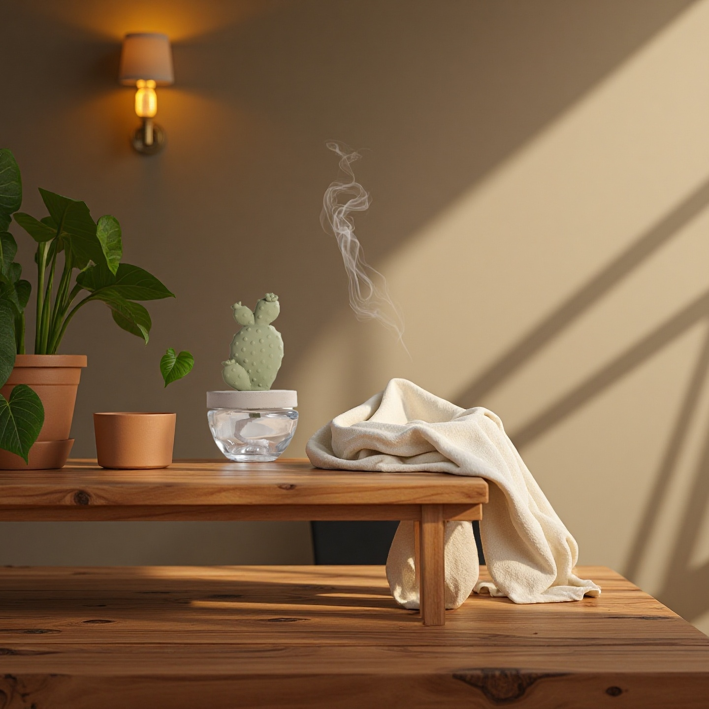 Pretty Valley Home - Vente Diffuseur à tiges - Coffret Cadeau Diffuseur Céramique Cactus - 100ml/3.38fl oz pour Décoration10