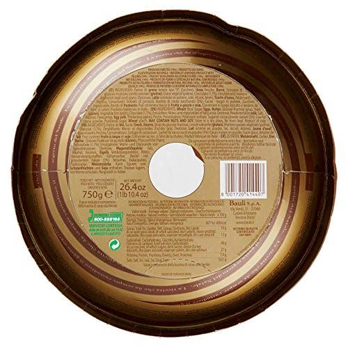 Made in eatalia - Wholesale Cake - Bauli: "Chocolate" Pandoro Christmas cake, With Chocolate Cream 26.4 Ounces (750g)1