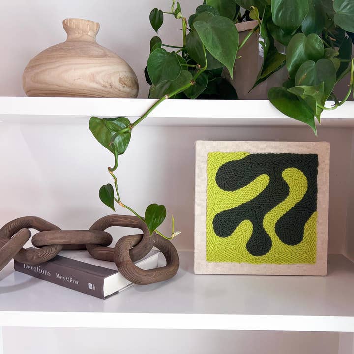 Both Hands Crafts - Wholesale DIY Craft Kit - "Mind Meld" - Beginner Punch Needle Kit - Wall Art0