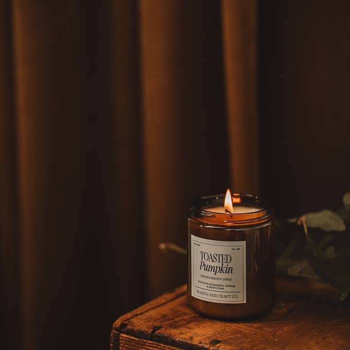 Hearth and Craft Candle Co. - Wholesale Jar/Filled Candle - TOASTED PUMPKIN9