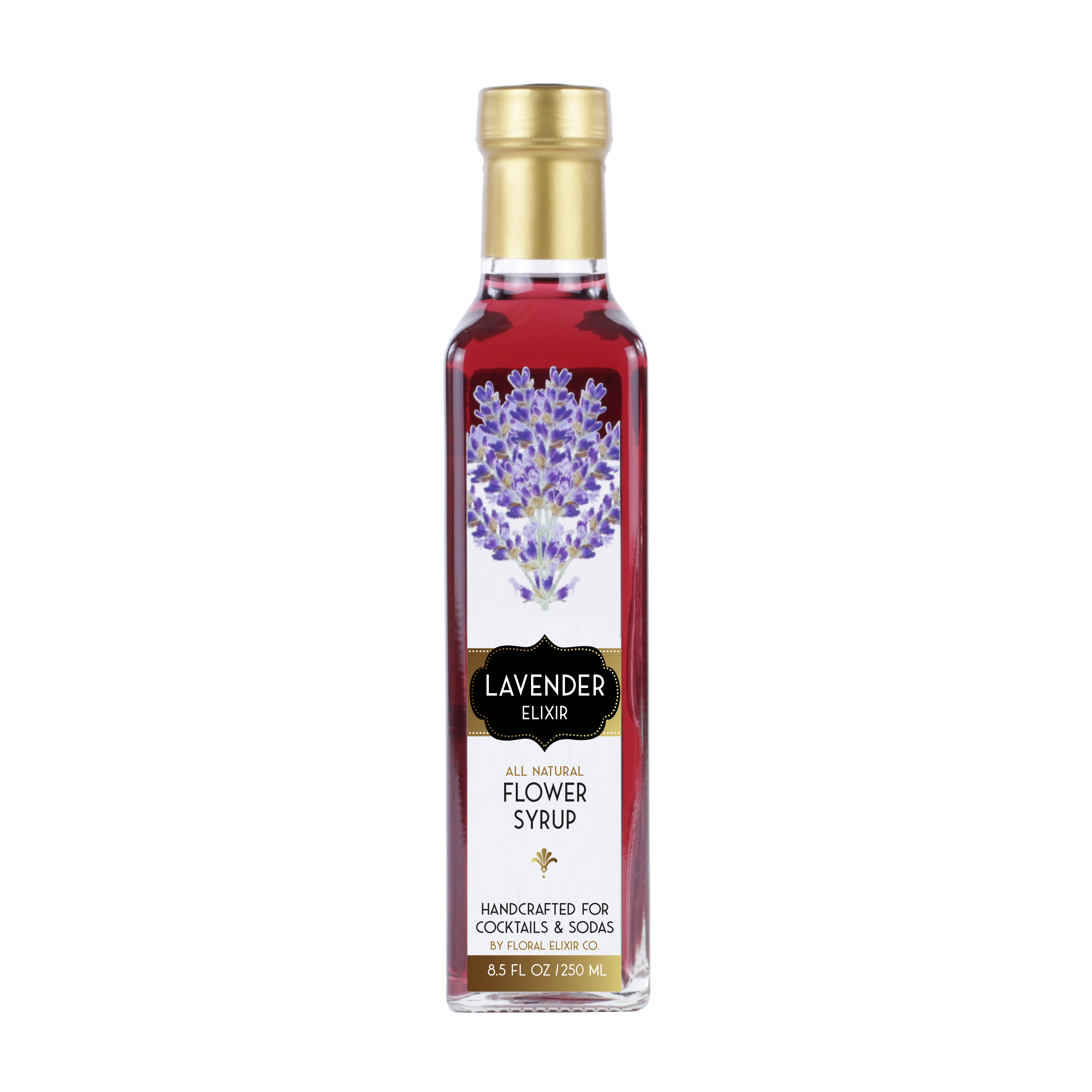Floral Elixir Co. - Wholesale Cocktail Mix/Syrup - Lavender Elixir. All Natural Cocktail & Soda Syrup.1