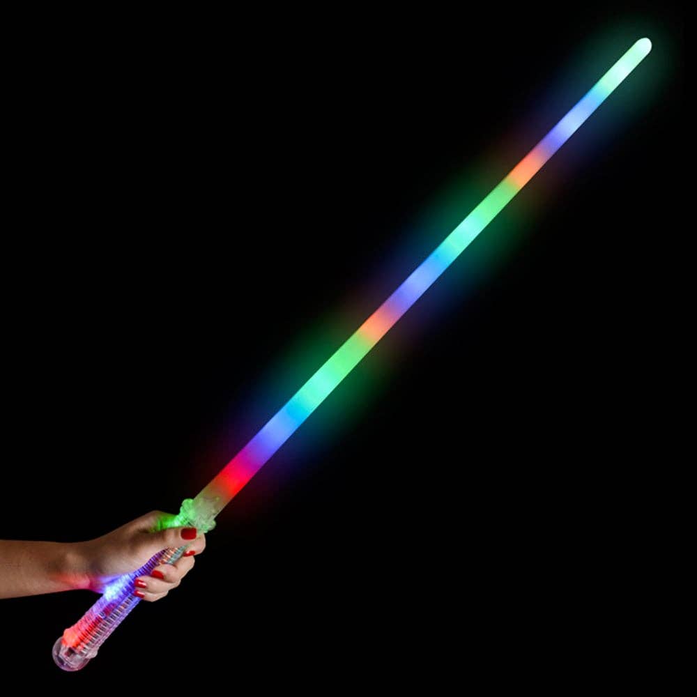 La Luna Bella - Toys - Wholesale Light-Up Toy - Kids & Baby - 28" LIGHT-UP SWORD WITH TRANSPARENT HANDLE LLB Light-up Toys3
