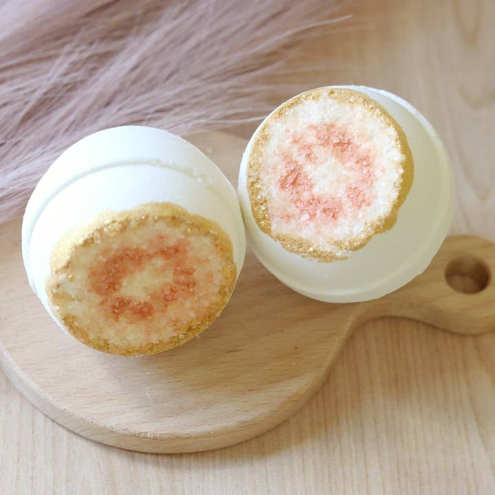 Sudsy Soap Works LLC - Wholesale Bath Bomb/Fizz - Carnelian Geode Bath Bomb, Crystal Bath Bomb2