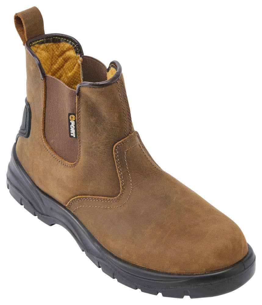 TuffStuff Workwear – wholesale Chelsea boots – Men's – Fort Regent Safety Dealer Boots with Steel Toe Caps, Leather0