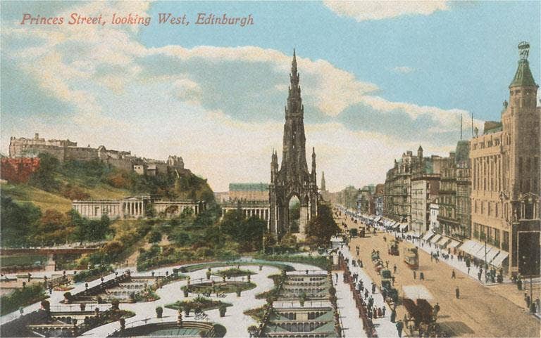 Found Image Press - Wholesale Postcard - Postcard EN-435 Princes Street, Edinburgh0