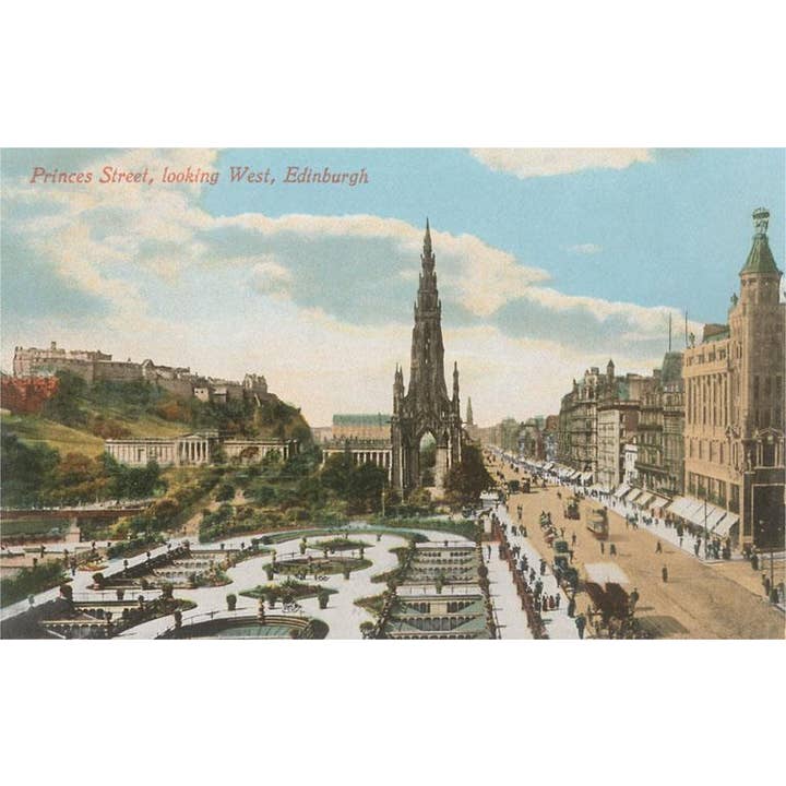 Found Image Press - Wholesale Postcard - Postcard EN-435 Princes Street, Edinburgh