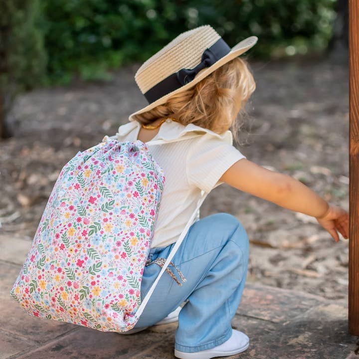Pêra Doce - Wholesale Backpack - Kids - Multi-purpose bag M with floral handles2