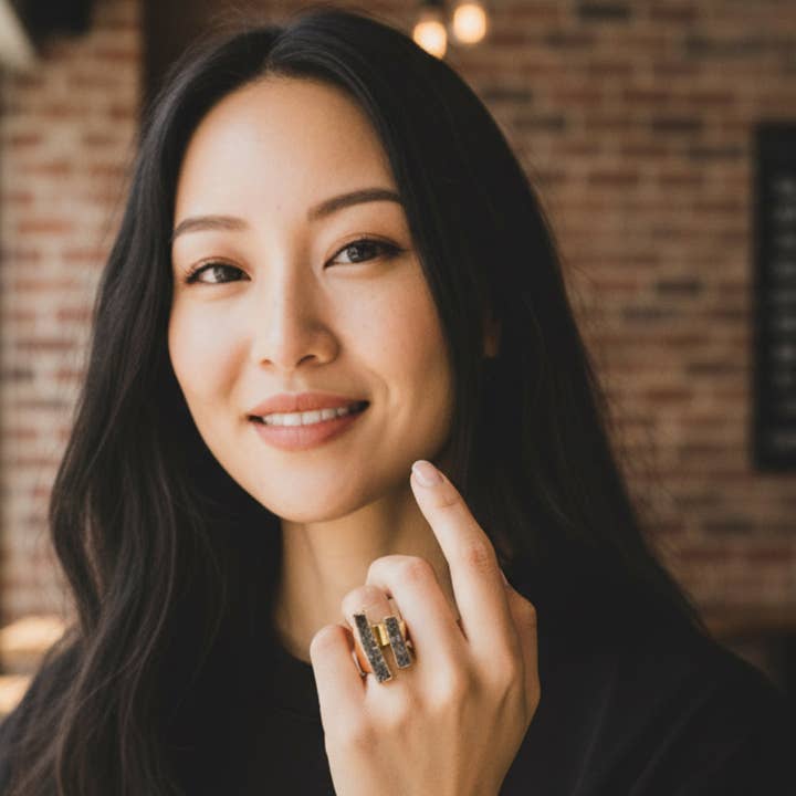 Summer's Eve Split Ring and other Purchase Wholesale druzy ring. Free Returns & Net 60 Terms on Faire trending on Faire.