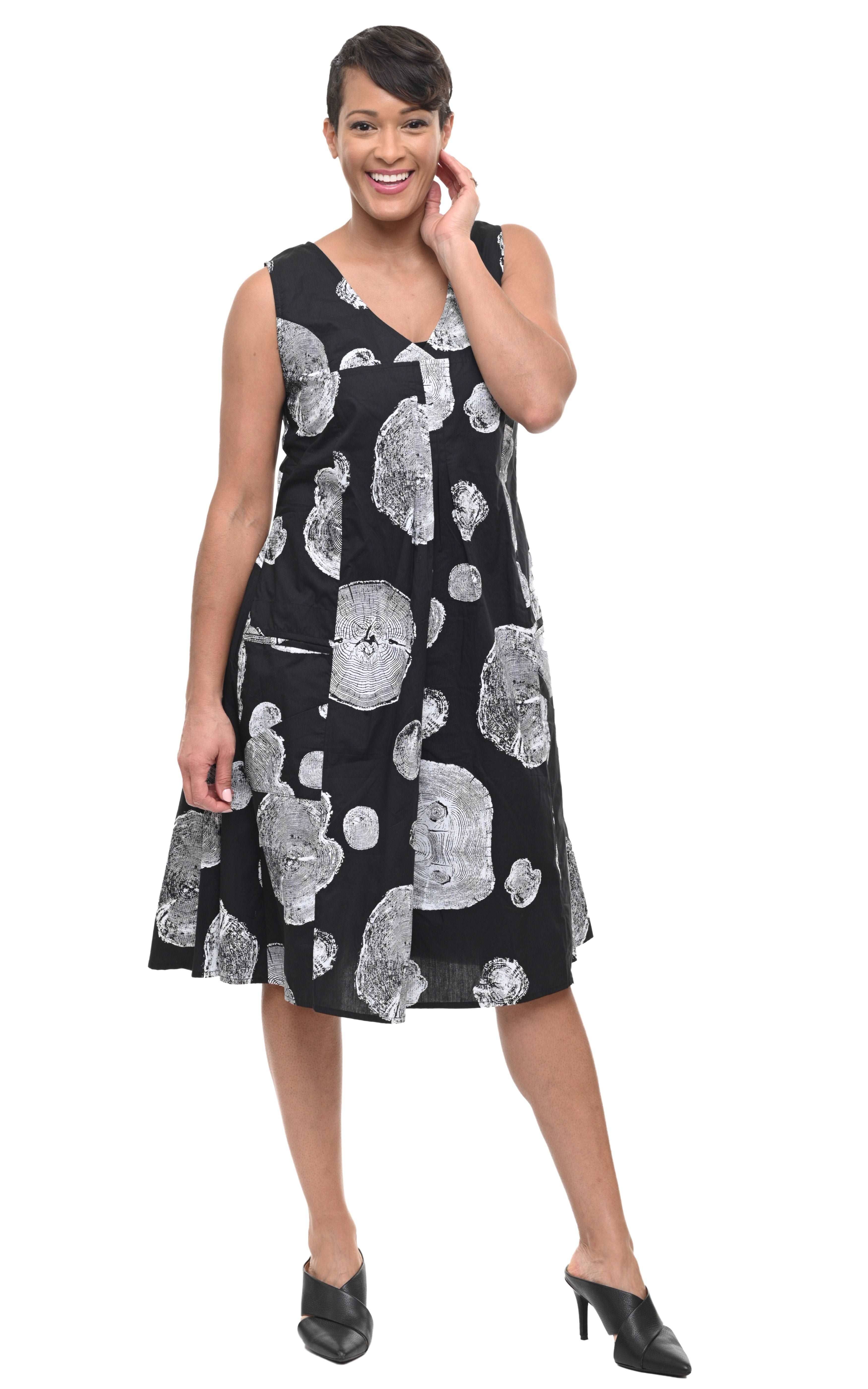 Tulip Clothing - Vente Robe – femme - CV656 Robe Poppie en Oursin Noir**1