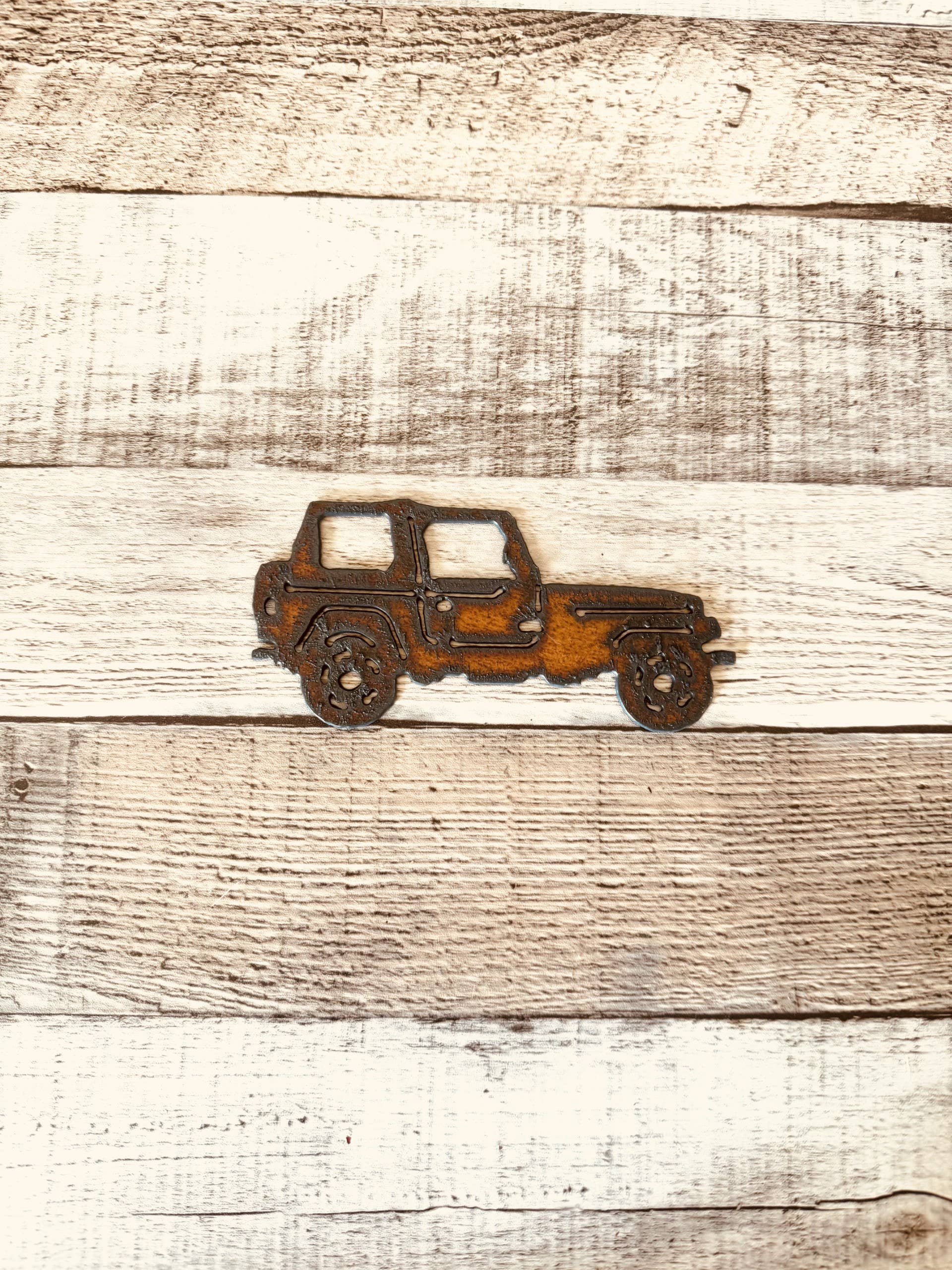 Universal Ironworks USA - Wholesale Magnet - Jeep Magnet Rustic Metal Jeep Lover Gift Made in USA