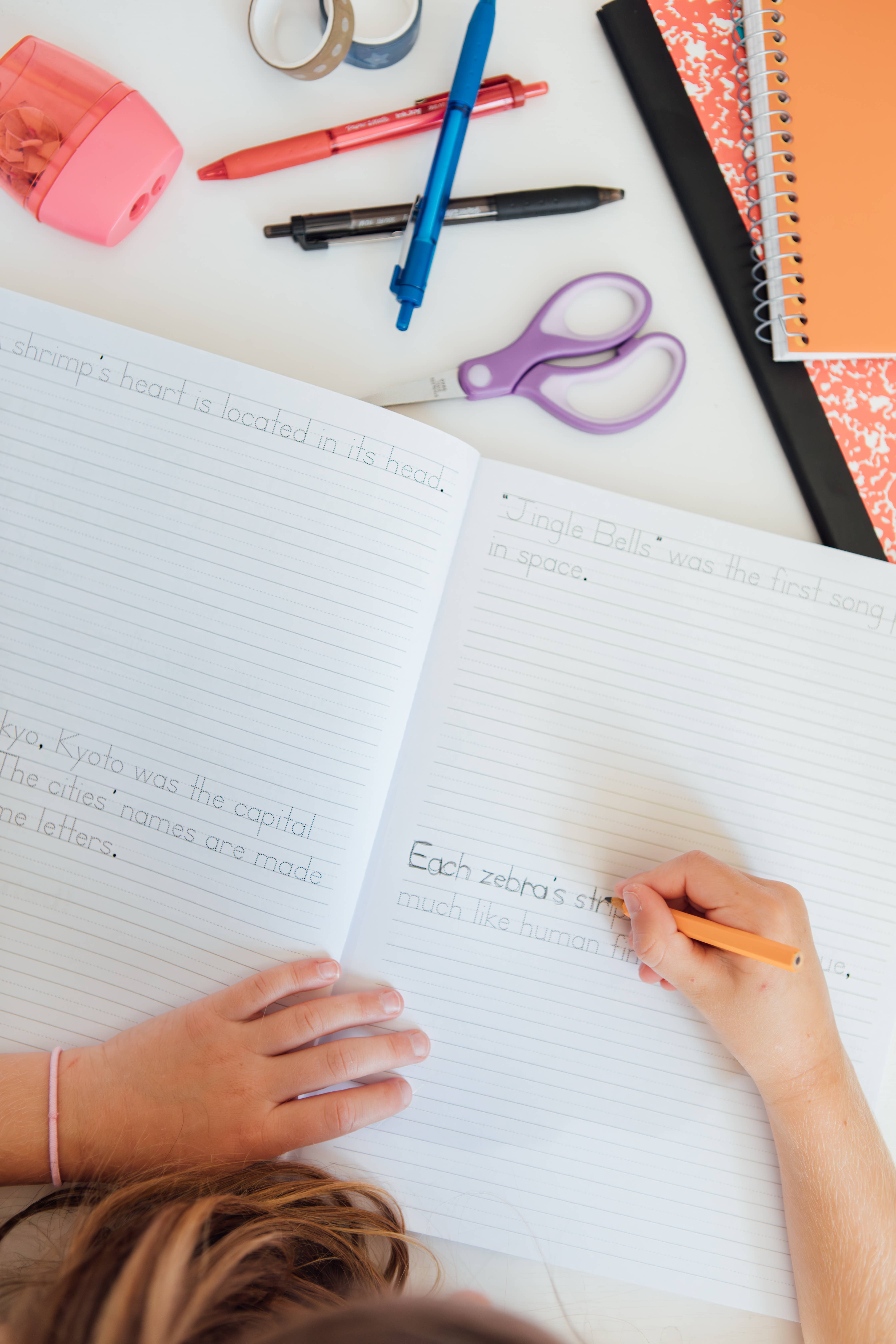 Blue Star Press - Wholesale Middle Grade Book (9-12) - Print Handwriting Practice for Kids 8-12 (with fun facts!)7