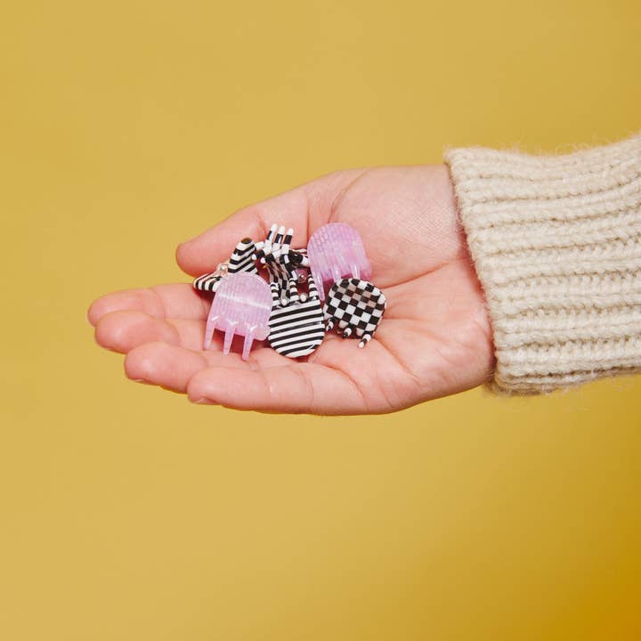 CHUNKS - Wholesale Hair Clip - Women's - Micro Claws in Geo
