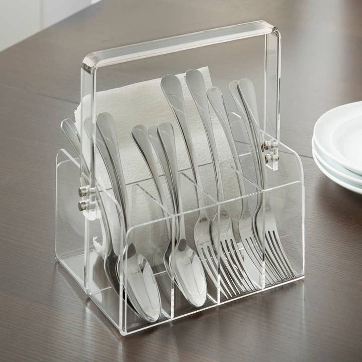 Huang Acrylic - Wholesale Flatware Caddy - Silverware Caddy