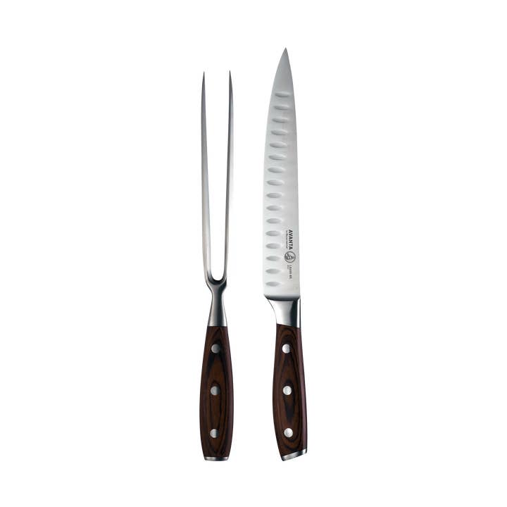 Avanta Pakkawood Kullens Carving Set - 2 Piece for wholesale by Messermeister
