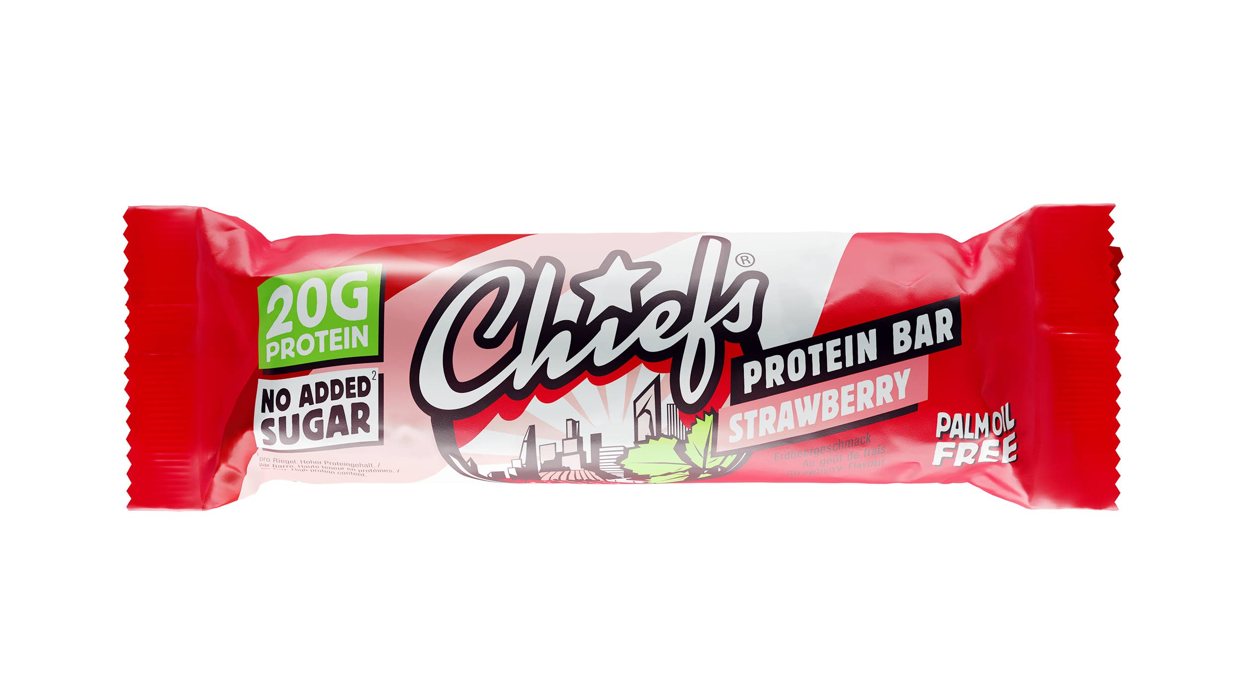 Chiefs - Wholesale Snack Bar - Chiefs Protein Bar Strawberry 55g1