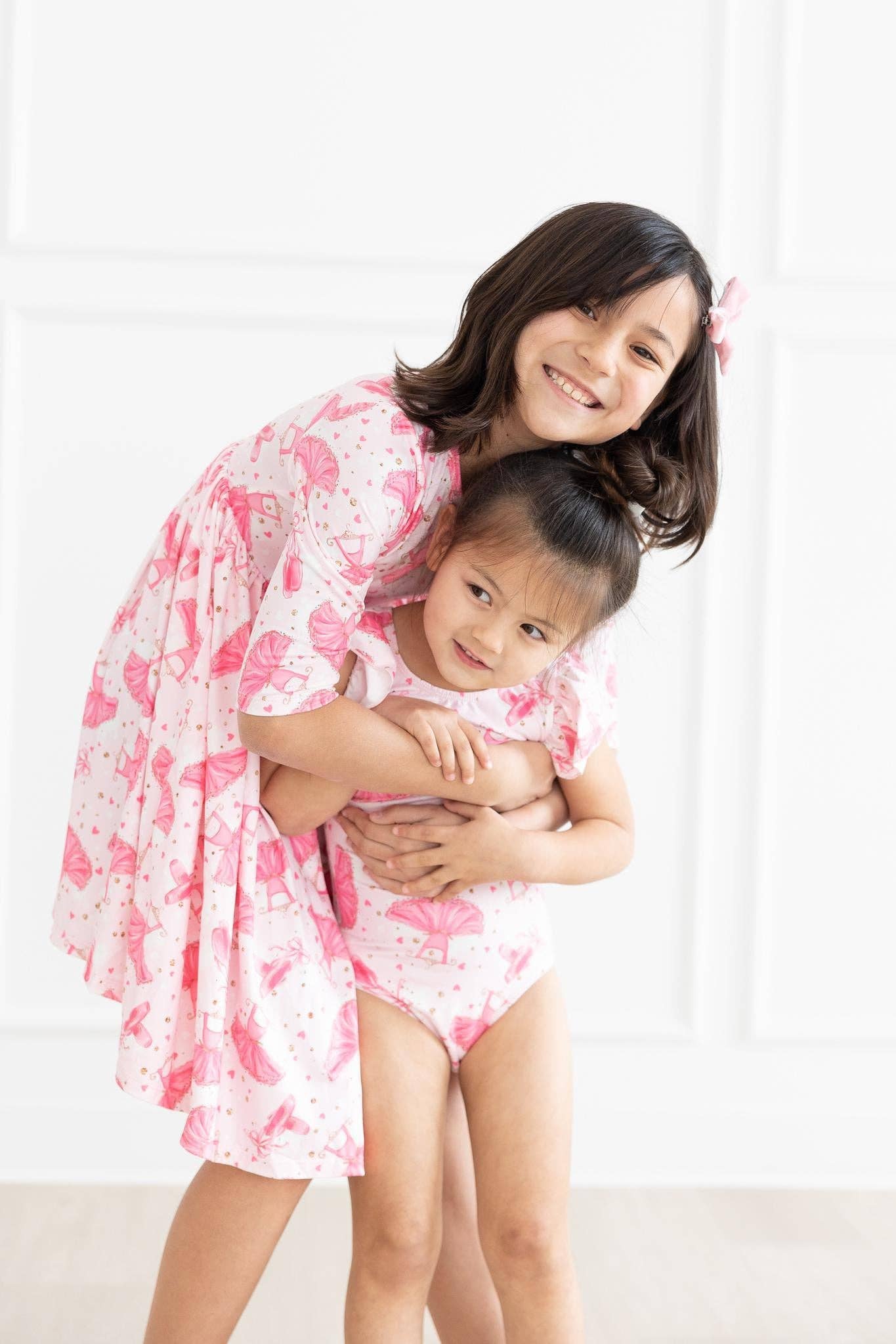 Mila & Rose - Wholesale Dress - Kids - Pirouette 3/4 Sleeve Pocket Twirl Dress4