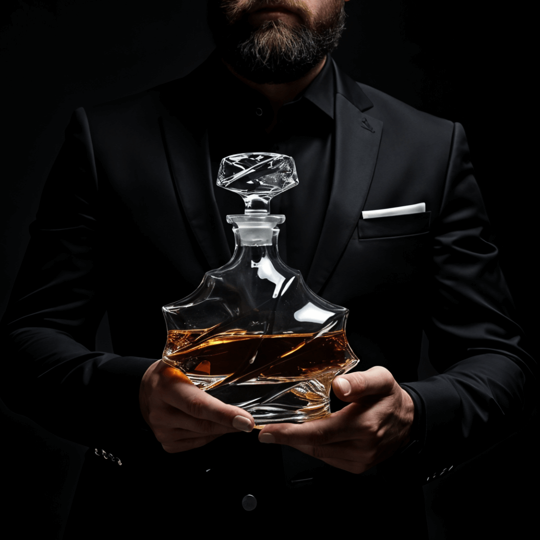 TsukiGlass - Wholesale Decanter - Storm Japanese Crystal Whisky Decanter2