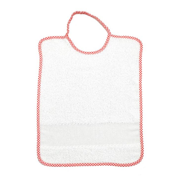 Almatex srl – wholesale Bib – Baby – AIDA bib cm.25x32 with elastic to embroider7