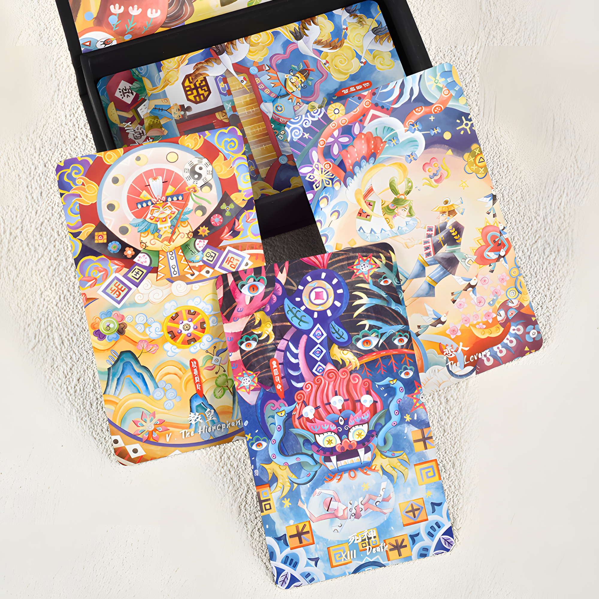 Vermilion Collection – wholesale Tarot cards – Tranquil Night Wisdom Tarot2