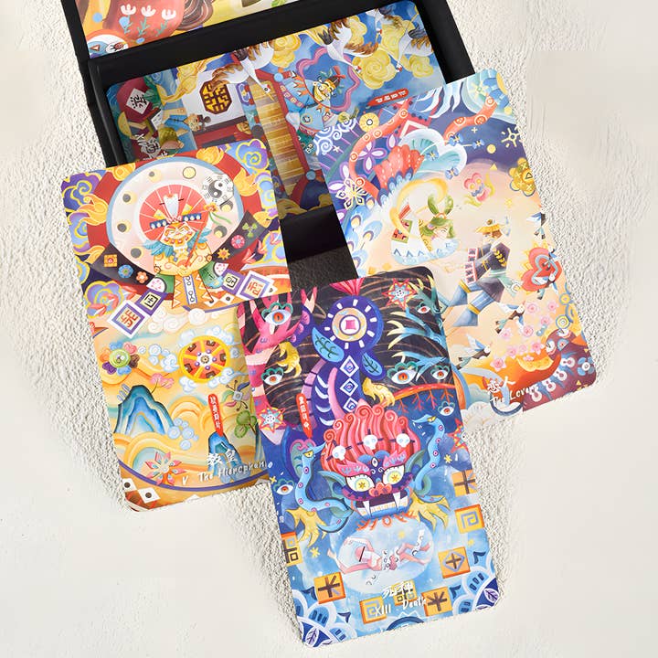 Vermilion Collection – wholesale Tarot cards – Tranquil Night Wisdom Tarot2