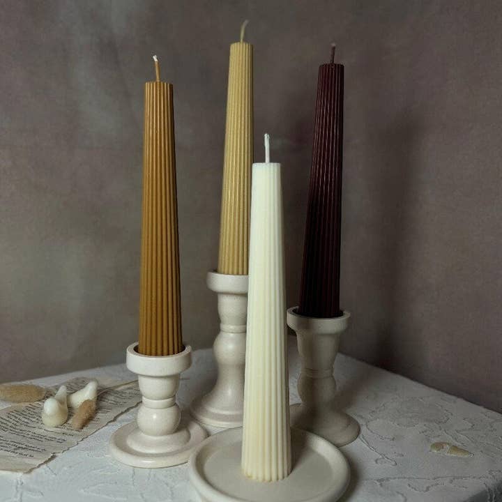 Home Pro Idea - Wholesale Pillar candle - Ribbed CandleStick5