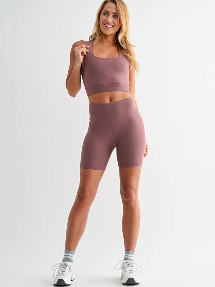 Mono B - Wholesale Athletic Shorts - Women's - Newport FlexForm Biker Shorts3