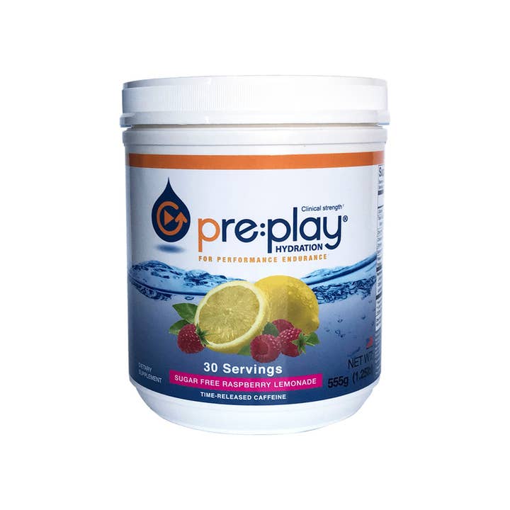 pre:play™ Clinical Strength Hydration—Time-released Caffeinated Energy Drink for wholesale by Hydration Health Products