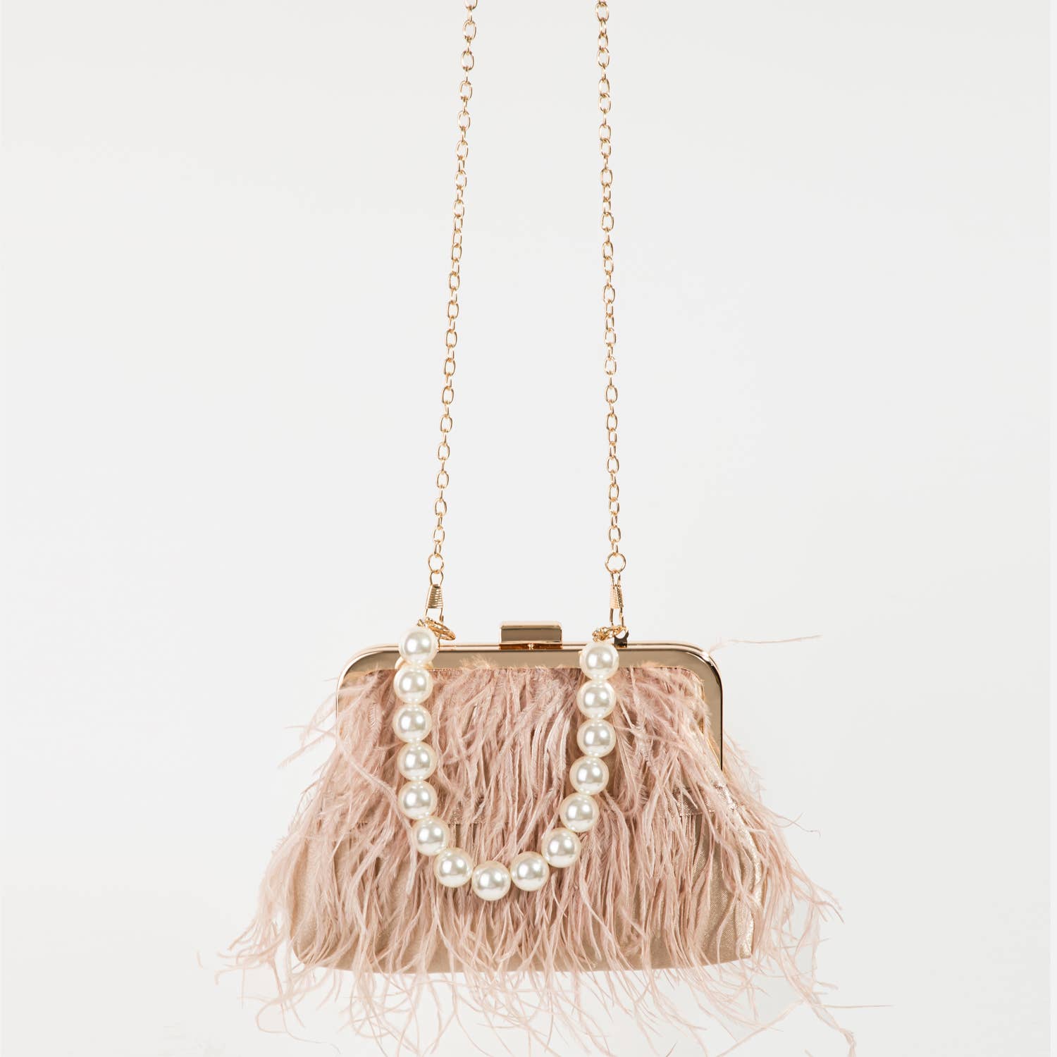 Collections by Fame Accessories - Wholesale Clutch Bag - Women's - Feather Fringe Clutch Bag5