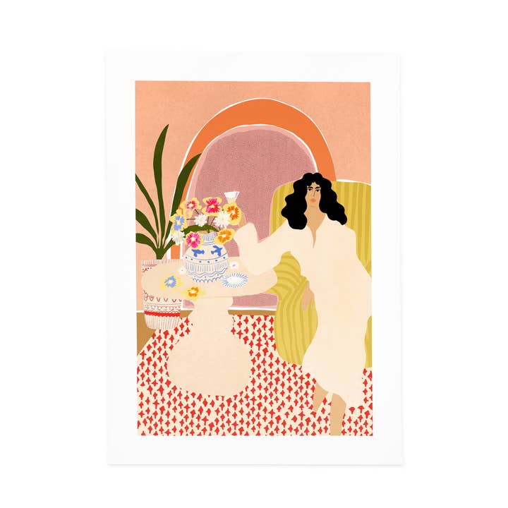 Stampa artistica vaso di fiori per la vendita all'ingrosso da parte di Alja Horvat d.o.o.