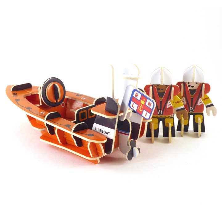 PlayPress Toys Ltd - Wholesale Toy Set - Kids - RNLI Inshore Lifeboat Playset2