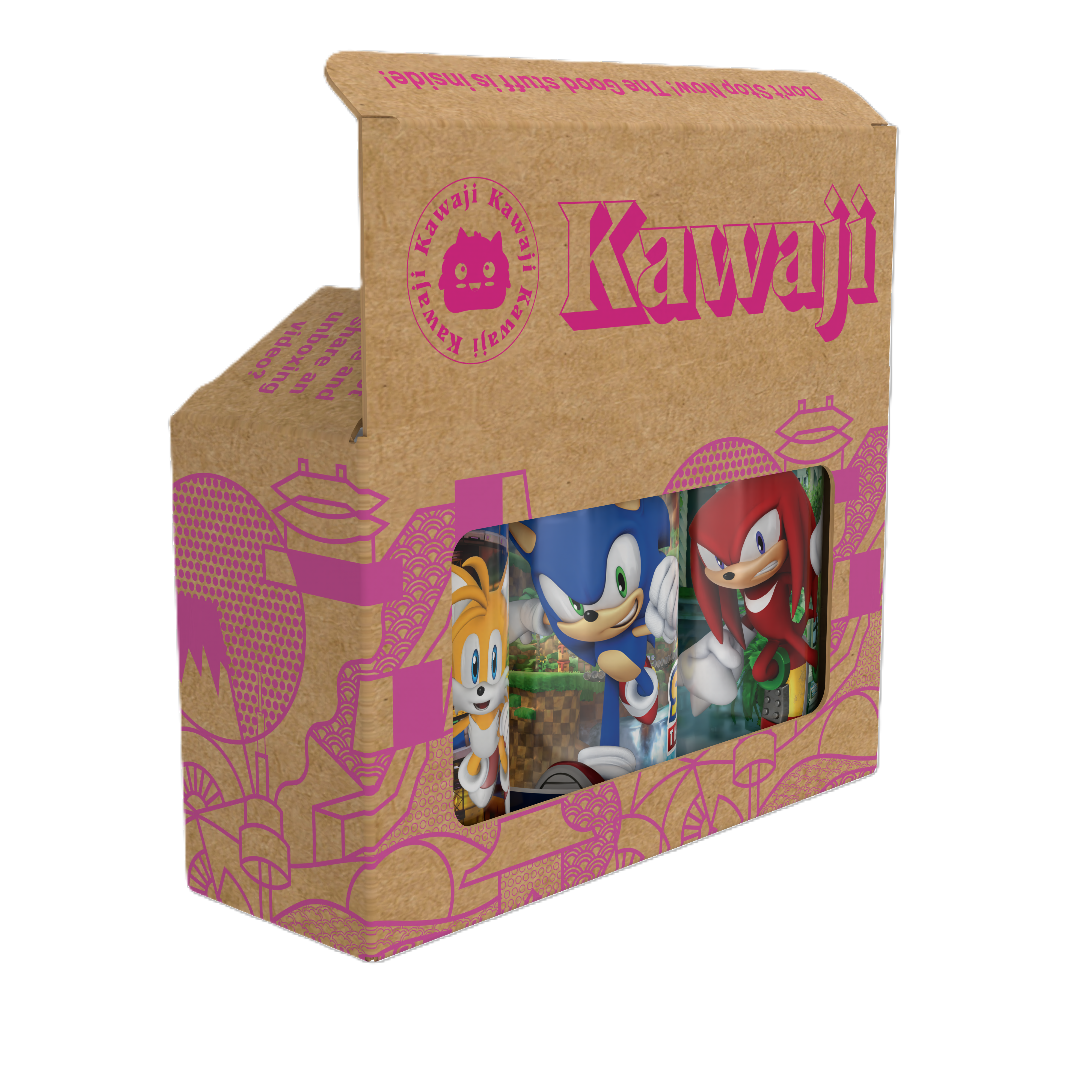 Kawaji – wholesale Food gift basket – Sonic the Hedgehog Mega Mix 3 Can Gift Set7