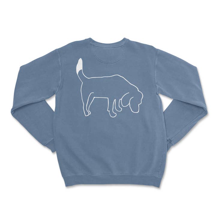 Crew Soft Pastel - Logo en forme de contour pour la vente par White Flags Apparel Co