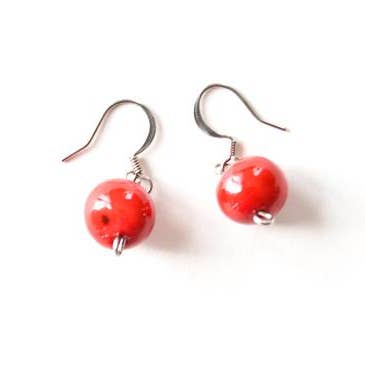 Boucles d'oreilles Baies d'Acai pour la vente par Artyfactos
