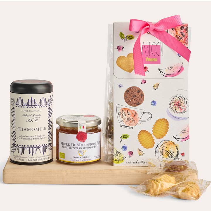 Tee, Honig & Freundlichkeits-Geschenkkorb für den Großhandel von Mercato di Bellina