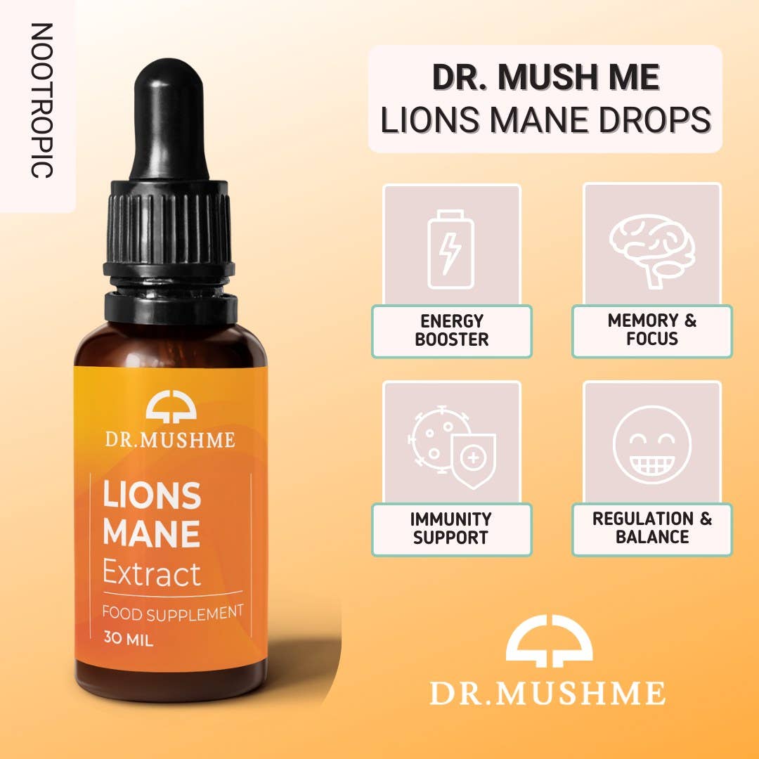 Dr. Mush Me - Wholesale Oral Supplement/Vitamin - Lion's Mane Dual Extract (30ml)1