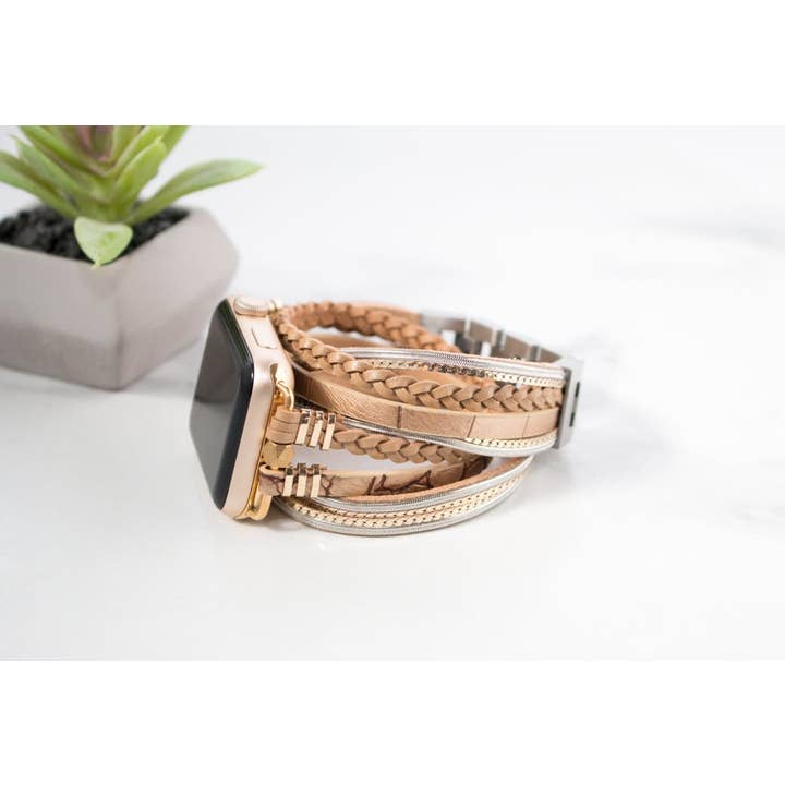 Hipster Row - Wholesale Watch Band/Strap - Women's - Sloane Leather Apple Watch Band