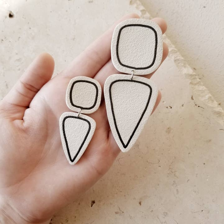 That Clay Girl Co. - Wholesale Dangle Earrings - Polymer Clay Earrings | Textured Earrings | Organic Earrings6