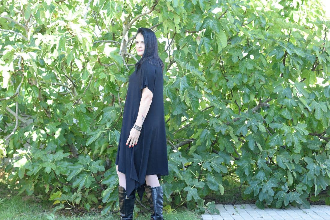 Torster & Ribeiro, Lda - CurvyShion – Großhandel Kleid – Damen – Großes Größen Kleid DORA – Größe L bis 5XL, asymmetrisches Design6