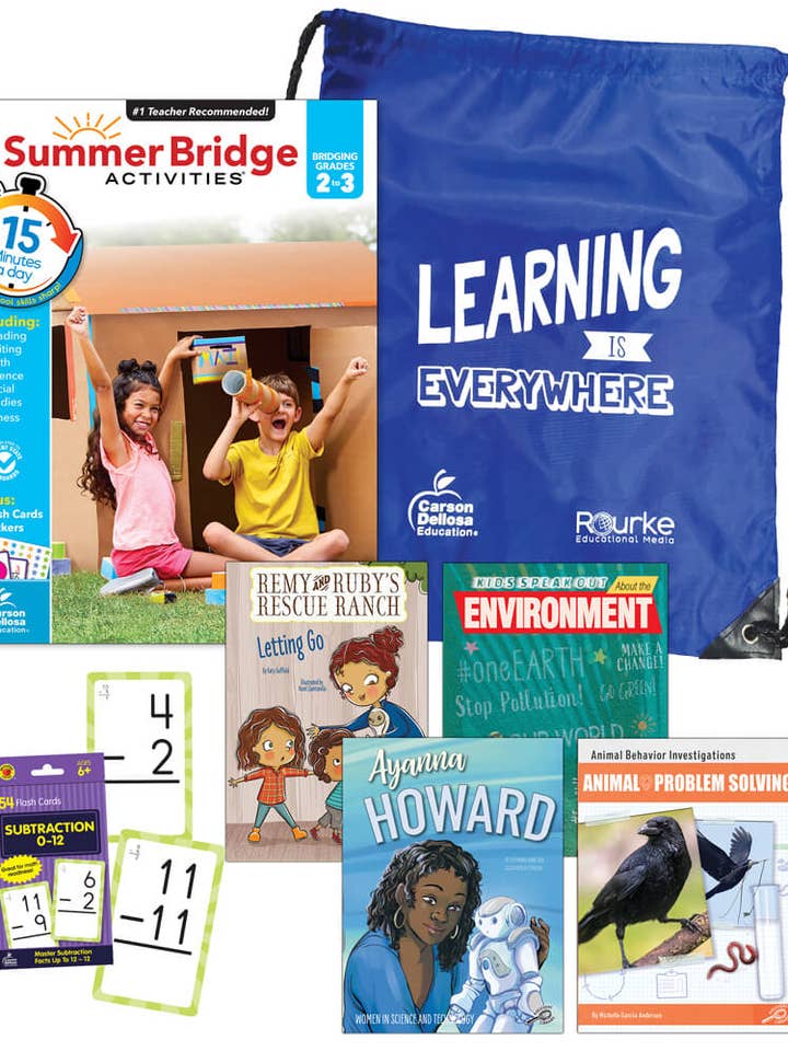 SUMMER BRIDGE ESSENTIALS BACKPACK 2-3 for wholesale by Carson Dellosa Education