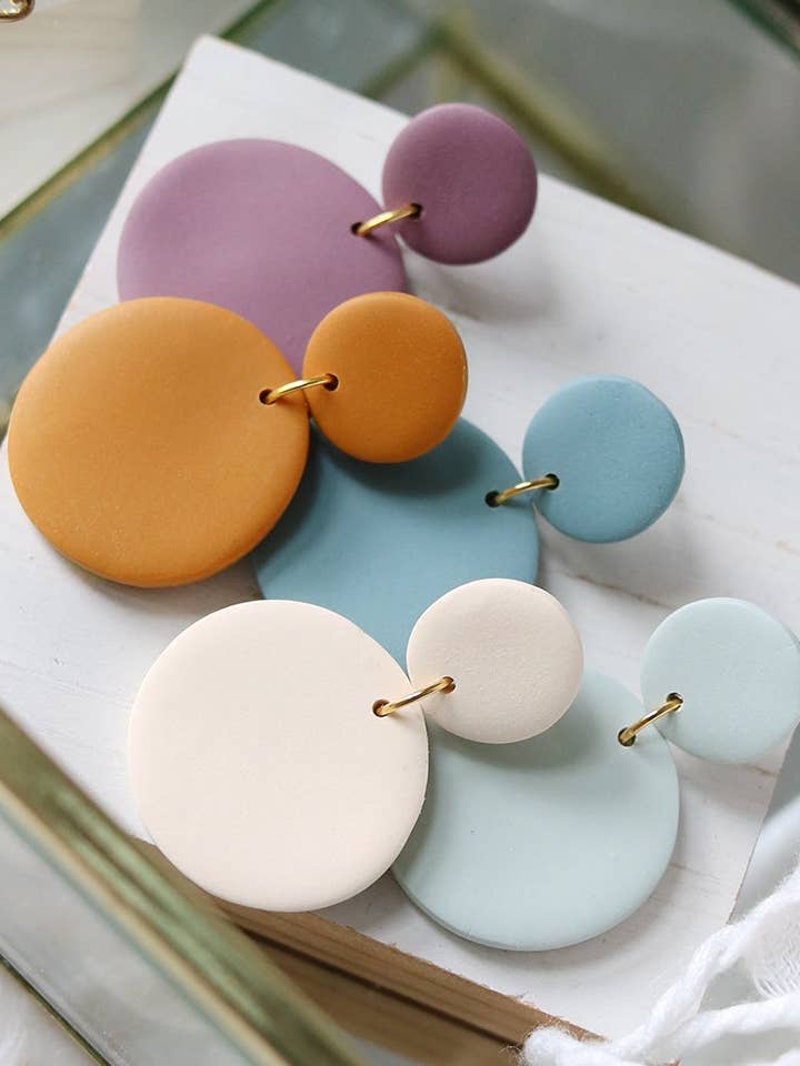 Bubble Polymer Clay Earrings for wholesale by Petal & Posy