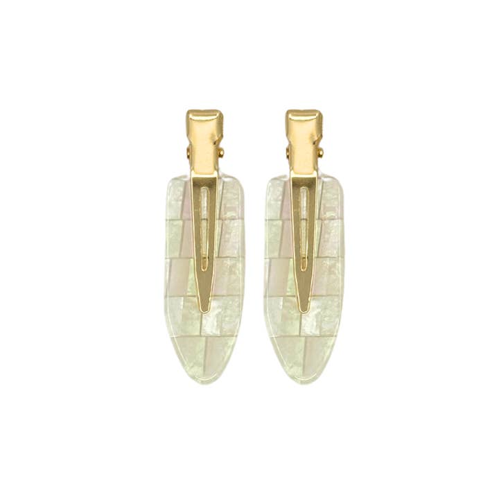 Pinces sans pli (ensemble de 2) — Starlight Tile pour la vente par Karst Essentials