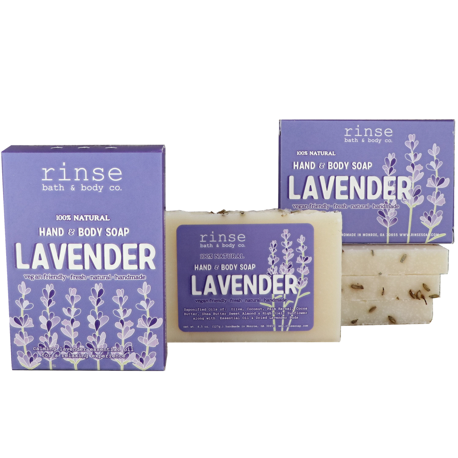 Rinse Bath Body Inc - Wholesale Bar Soap - Mini Soap - Lavender | Natural Bar Soap1