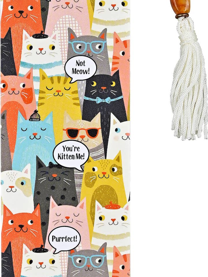 Cats Beaded Bookmark for wholesale by Peter Pauper Press