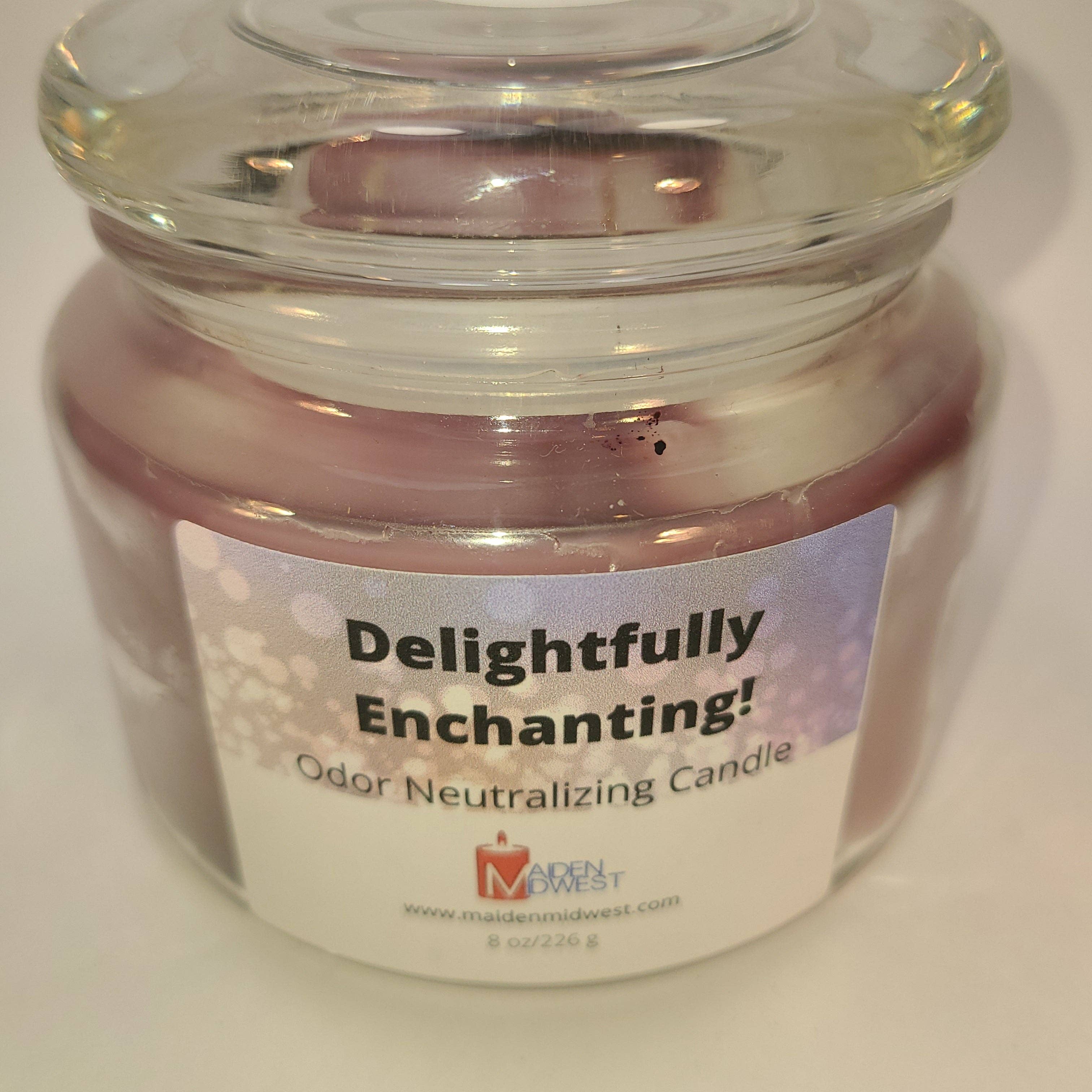 Maiden Midwest - Wholesale Jar/Filled Candle - Unscented Odor Eliminating Candle (8 ounce)3