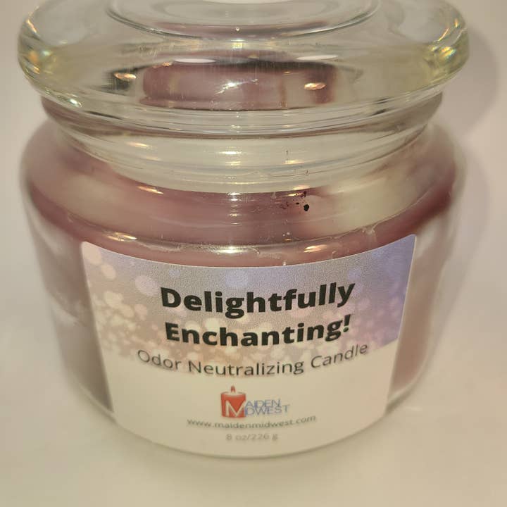 Maiden Midwest - Wholesale Jar/Filled Candle - Unscented Odor Eliminating Candle (8 ounce)3