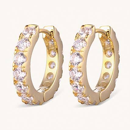 Studded Hoop Earrings for wholesale by Sami Jewels